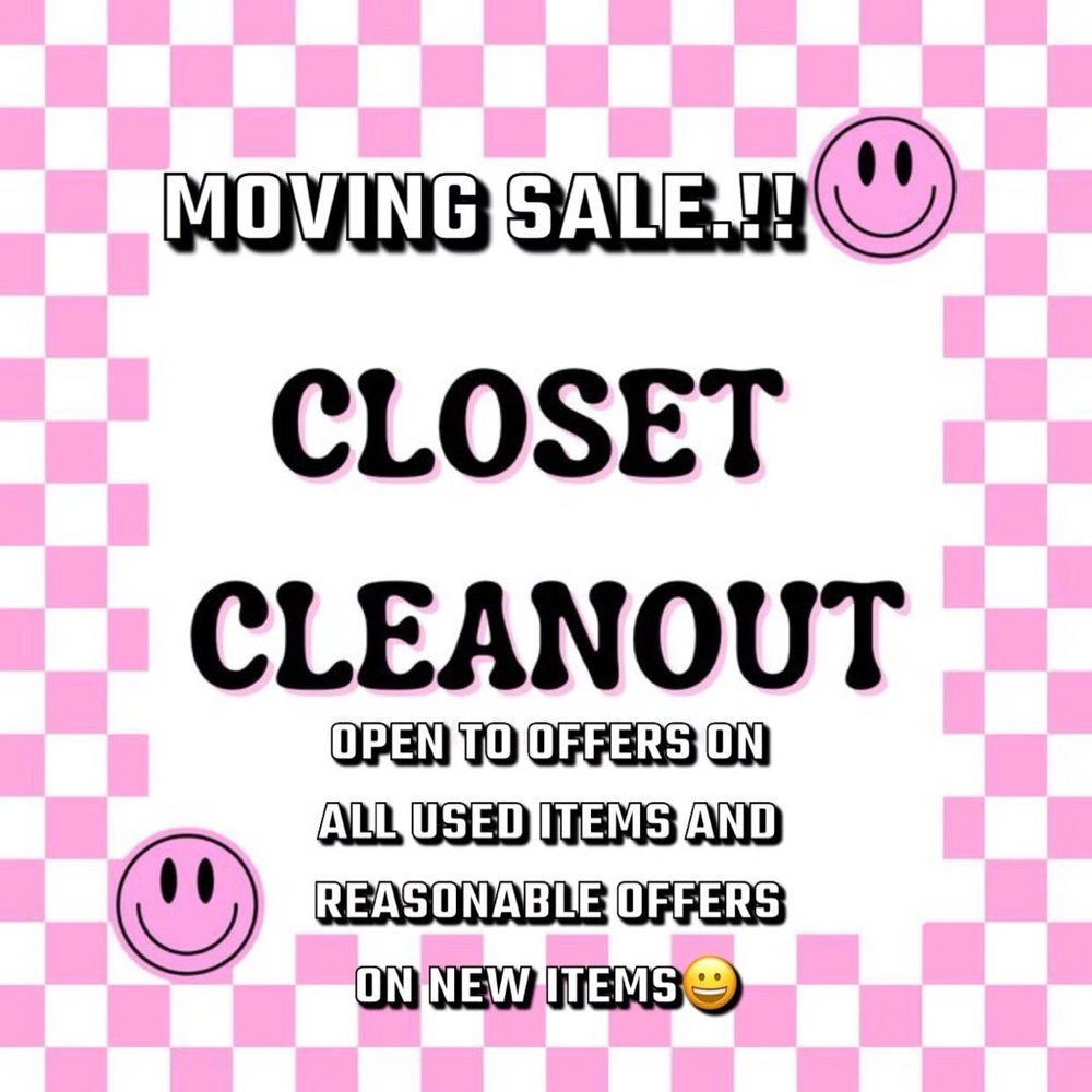 Closet Cleanout Sale